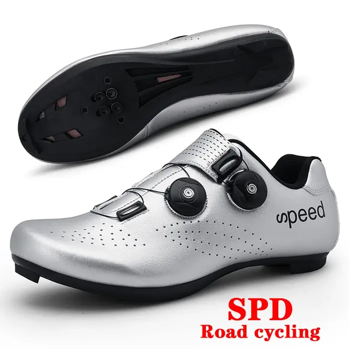 Nouvelles chaussures de cyclisme hommes SPD avec serrure vélo de route chaussures de sport de course