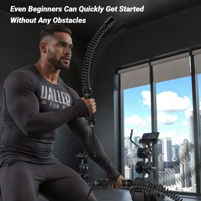Barre de musculation ergonomique 2 pièces pour entraînement de force