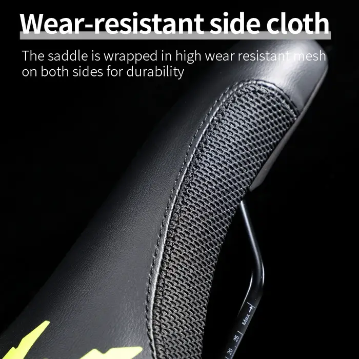 Selle de vélo confortable en cuir PU DH/4X