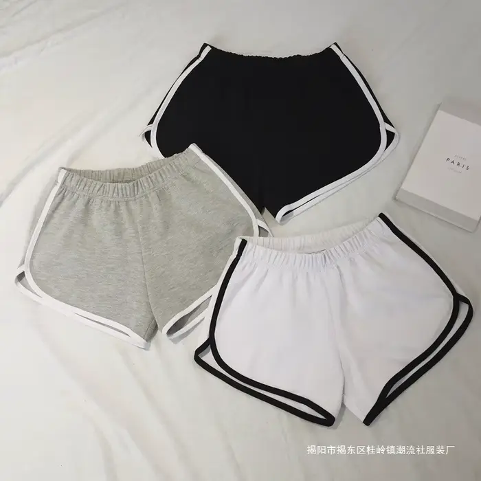 Shorts élastiques pour femmes, coupe ample, séchage rapide, course à pied estivale fine, fitness, loisirs et anti-usure externe. Instagram