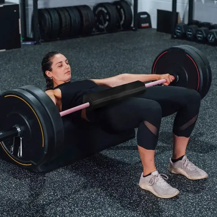Coussin antidérapant pour squats avec barre