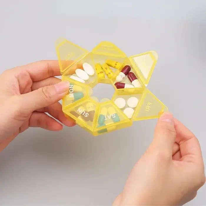 Mini petite boîte à pilules de vitamines de voyage Portable