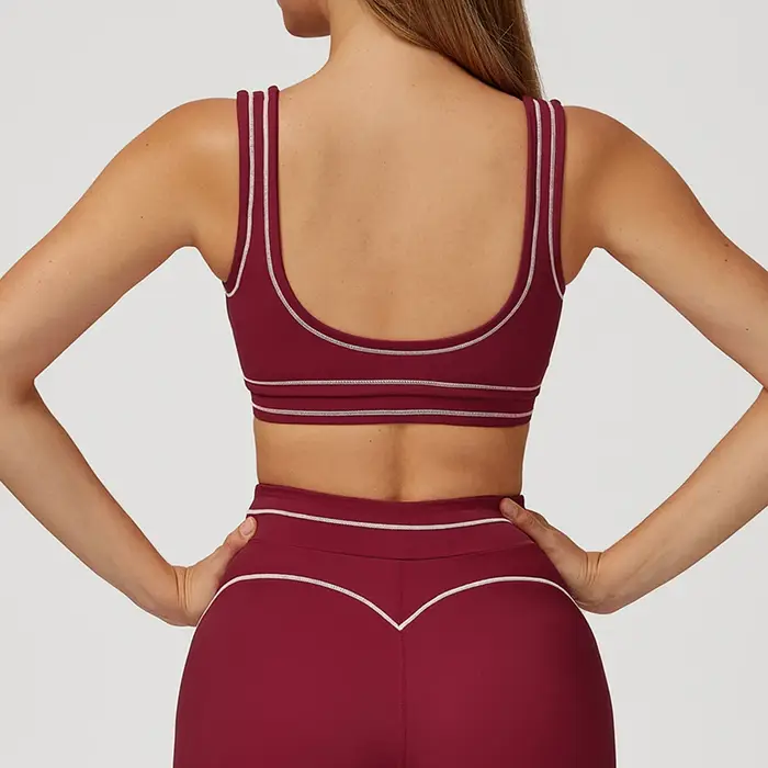Soutien-gorge de sport respirant anti-transpiration pour femmes, soutien-gorge de yoga, sous-vêtements de fitness antichoc, haut de sport pour la gym, soutien-gorge de sport push-up