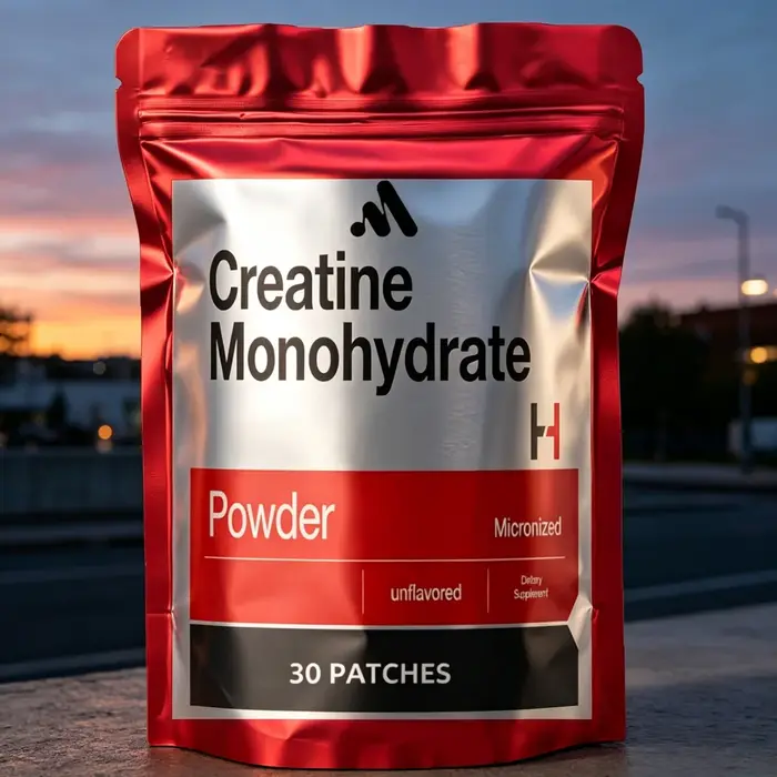 Patchs Transdermiques de Créatine Monohydrate - Soutien Musculaire, Énergie Cellulaire et Fonction C