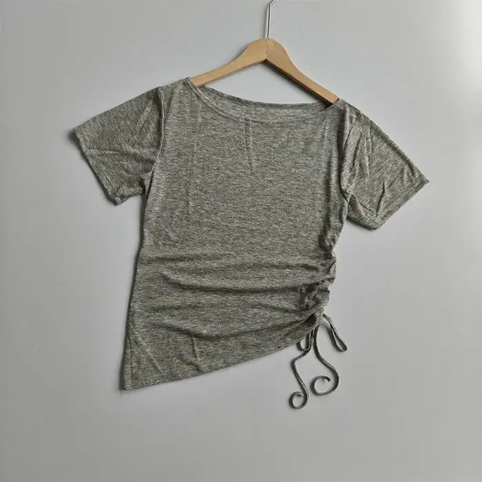 Vêtements de yoga à haute élasticité, sensation de peau nue, respirants, séchage rapide, hauts de sport à manches courtes pour la course et le fitness, à porter en extérieur