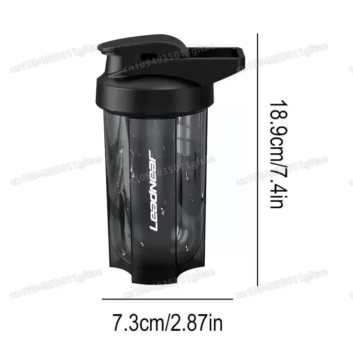 Bouteille de sport portable R30Max pour mélanger les protéines en poudre en extérieur +