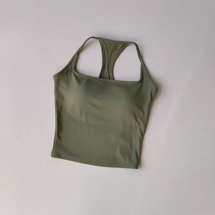Gilet de sport et de Fitness avec coussin de poitrine, résistant aux chocs, beauté du dos, sensation