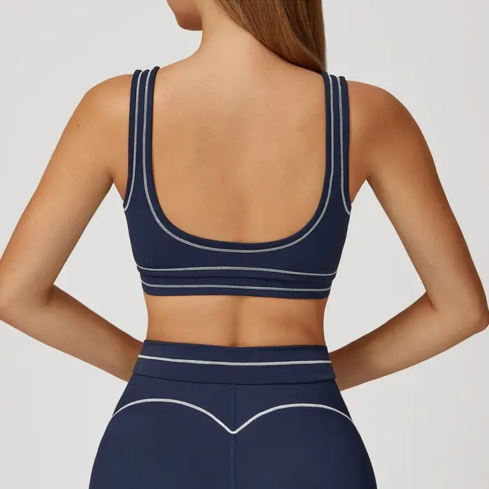Soutien-gorge de sport respirant anti-transpiration pour femmes, soutien-gorge de yoga, sous-vêtements de fitness antichoc, haut de sport pour la gym, soutien-gorge de sport push-up
