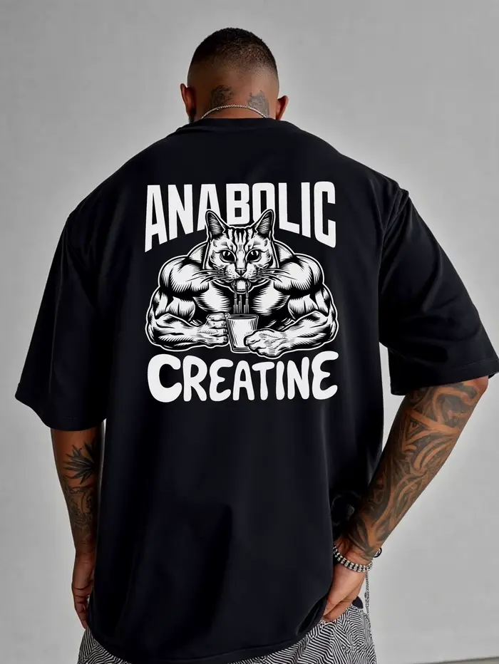 T-shirt de sport décontracté en coton pour homme