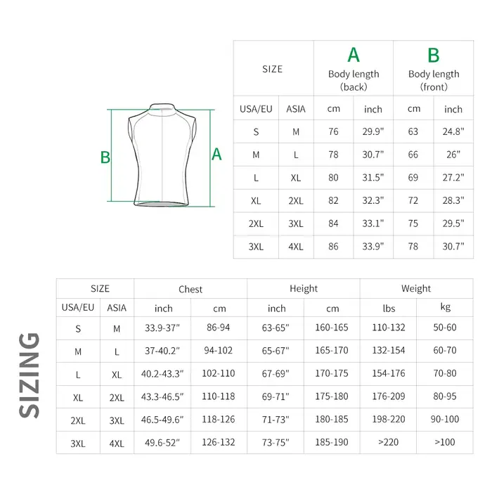 WOSAWE hommes cyclisme gilet coupe-vent imperméable veste sans manches printemps automne coupe-vent 