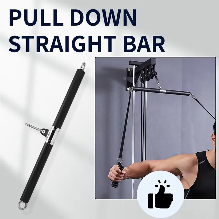 MDAQZ – barre de traction d'entraînement, accessoires de dispositif, barre droite de traction de Biceps pour équipement de musculation à domicile