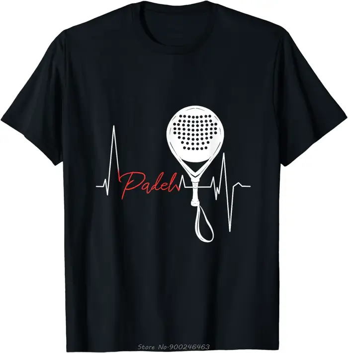 Joueur de Padel entraîneur de Sport cadeau pour les Fans Padel Tennis formation T-shirt hommes décon