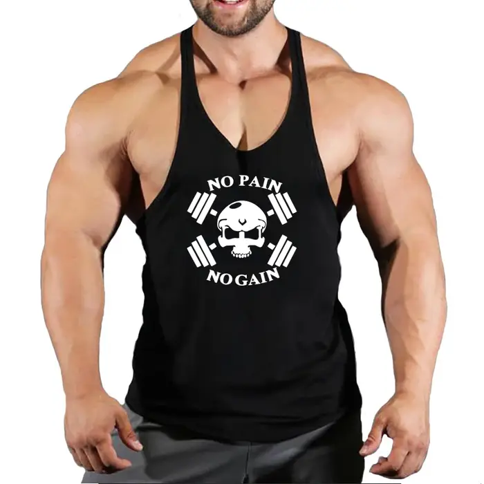 Débardeurs de musculation 2026 pour hommes – Maillots de sport en coton