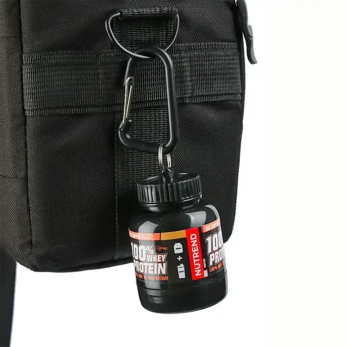 Mini bouteille de poudre portable avec porte-clés