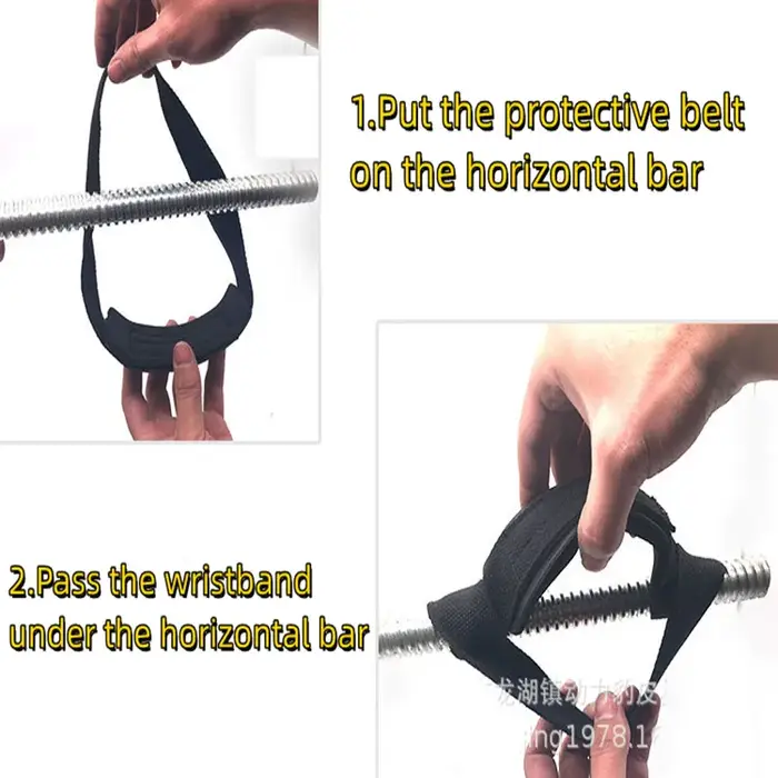 Sangles de levage pour haltères, ceinture de rehaussement Deadlift, enveloppes anti-alde pour les mains, sangles de poignet, ceinture auxiliaire d'entraînement physique