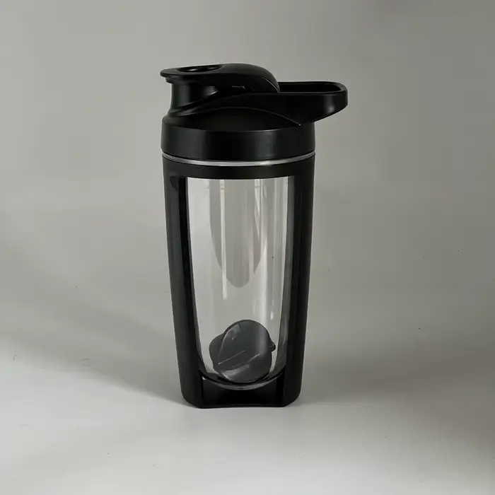 Tasse à secouer 500ML en plastique Double couche graduée Durable étanche mélange de secousse de prot