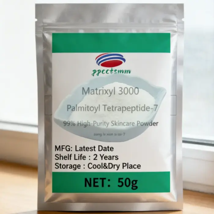 Poudre de Palmitoyl Tetrapeptide-7 (Pal-tetrapeptide-7) de haute pureté
