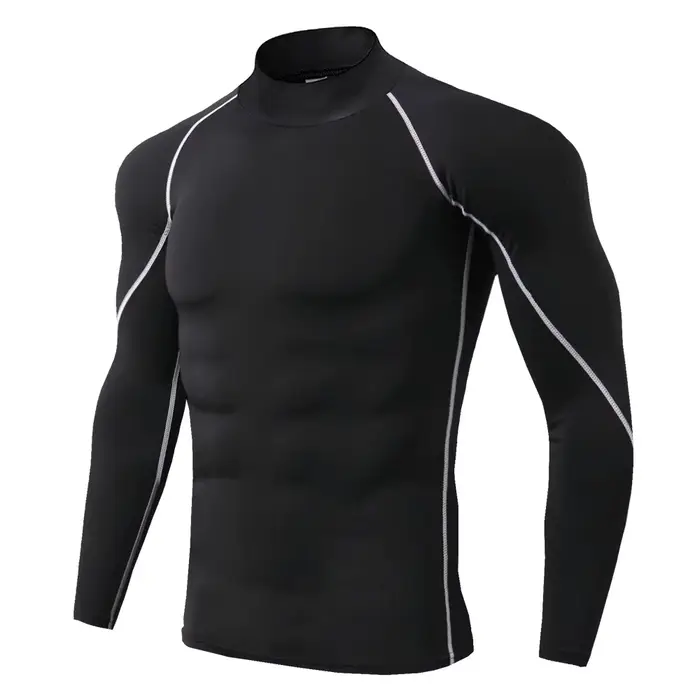 T-shirt de sport à manches longues pour homme