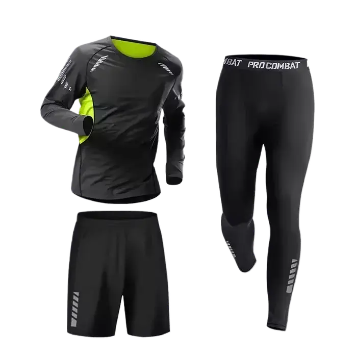 Nouvelle mode, ensemble de vêtements de sport pour hommes en 3 pièces
