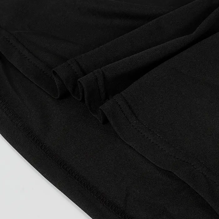 T-shirt moulant de sport de musculation pour hommes, col roulé à Compression, manches courtes, gymna