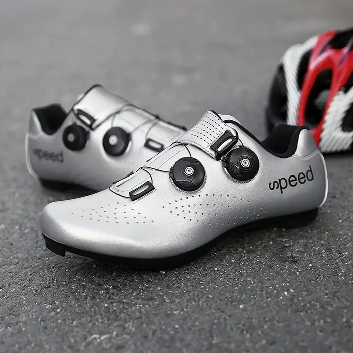 Nouvelles chaussures de cyclisme hommes SPD avec serrure vélo de route chaussures de sport de course