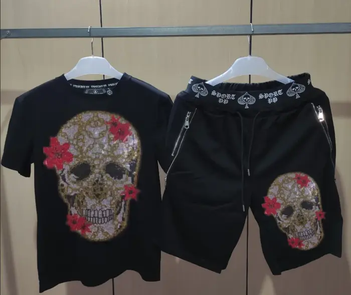 Hommes Joggers ensembles vêtements créateur de mode survêtement hommes à manches courtes costume hom