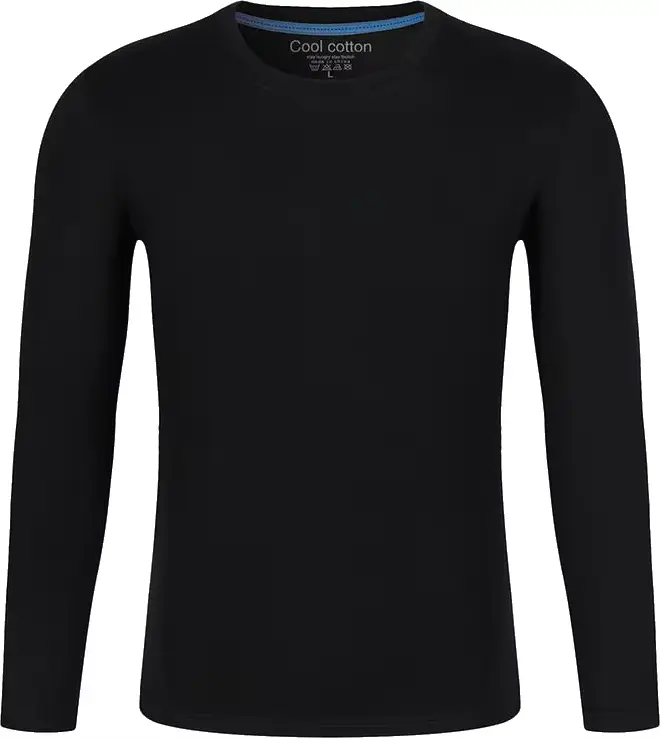 T-shirt manches longues en coton pour homme, élastique, personnalisé, brodé, surdimensionné, Harajuk