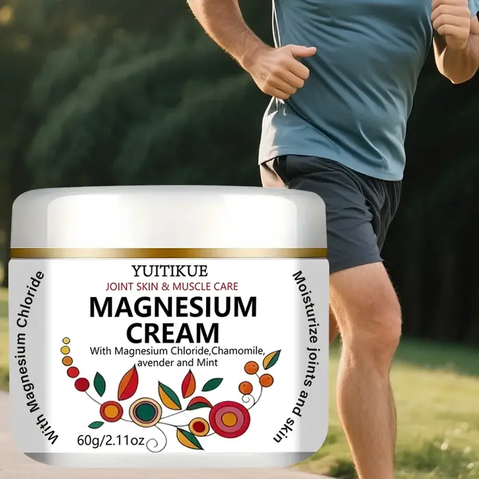 Crème de magnésium pour les articulations et les muscles YUITIKUE, hydratation profonde, absorption facile, convient aux athlètes âgés, toutes les parties du corps