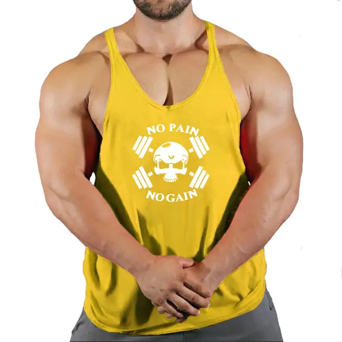 Débardeurs de musculation 2026 pour hommes – Maillots de sport en coton