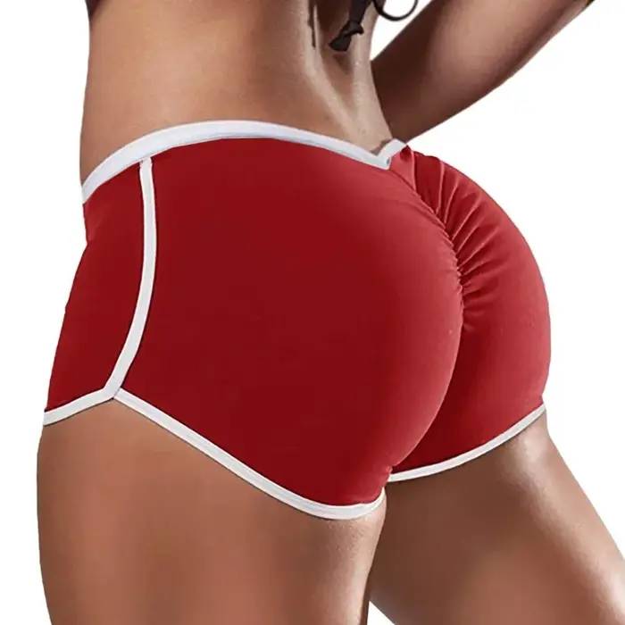 Short de sport décontracté pour femmes, surdimensionné, Sexy, couleur unie, taille basse, course, se
