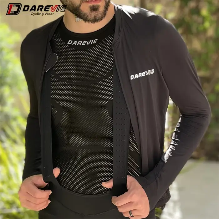 DAREVIE cyclisme première couche homme petite taille Compression sans couture femmes vélo cyclisme s