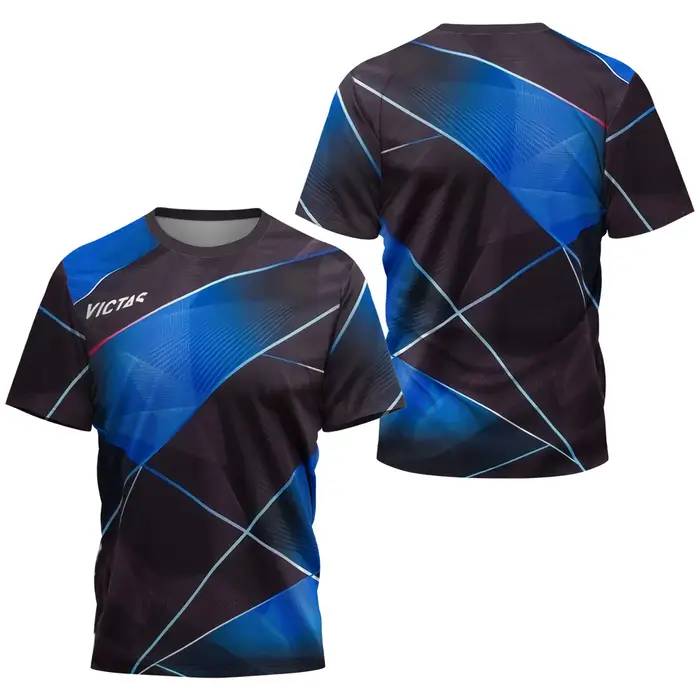 T-shirt pour homme, vêtements de sport de tennis de table