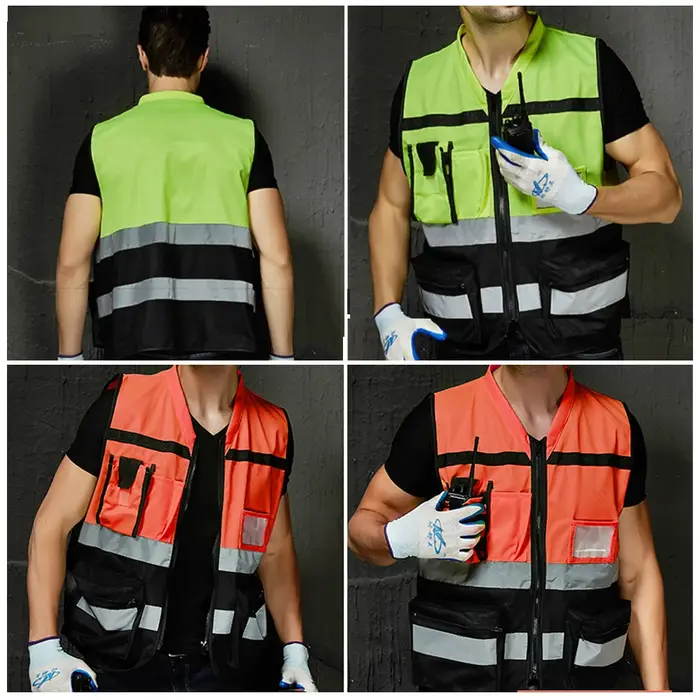 Gilets de sécurité avec LOGO personnalisé