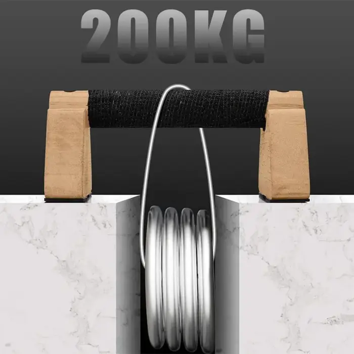 1 paire de barres de musculation en bois