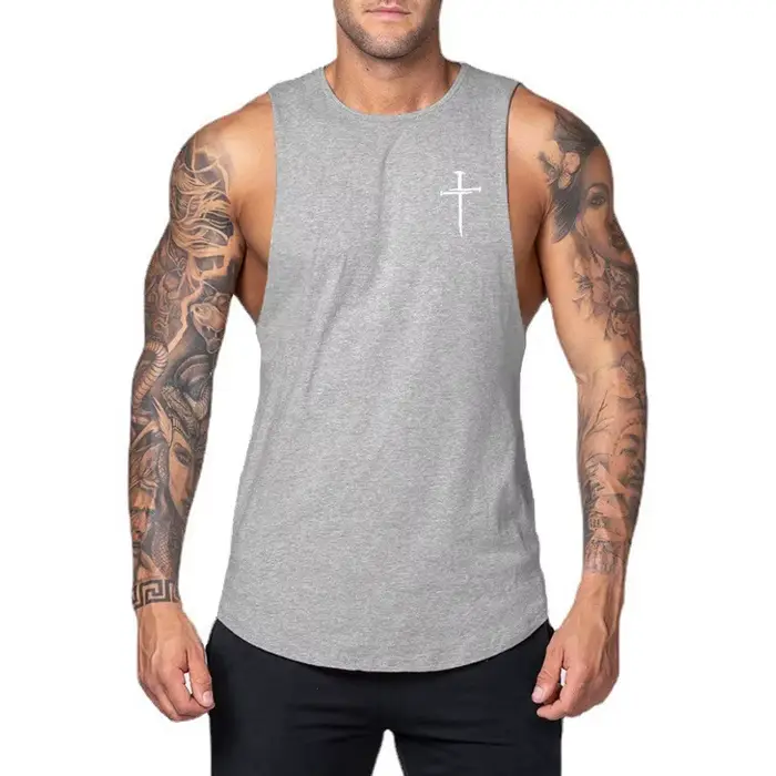 Vêtements de sport personnalisés imprimés croisés pour hommes