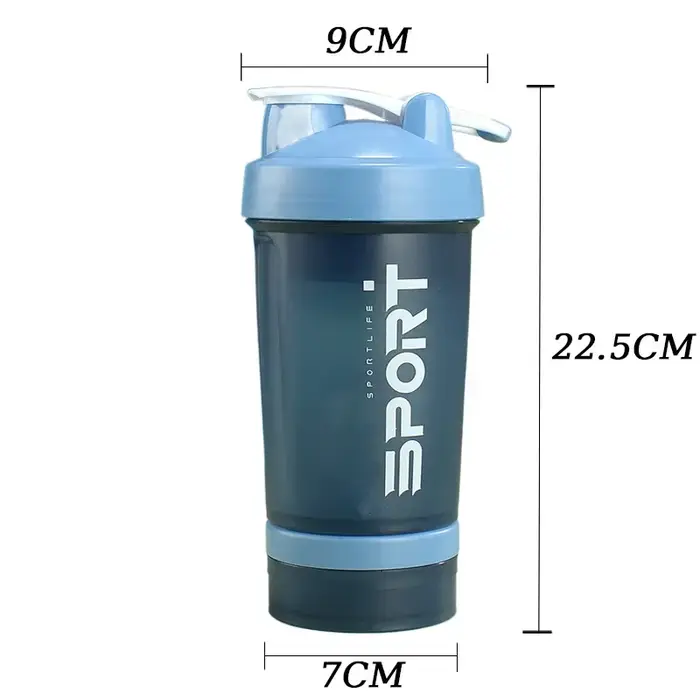 Shaker bouteille de protéines poudre secouer tasse grande capacité