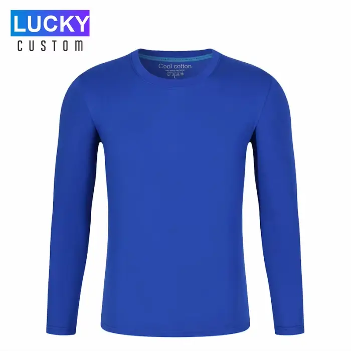 T-shirt manches longues en coton pour homme, élastique, personnalisé, brodé, surdimensionné, Harajuku