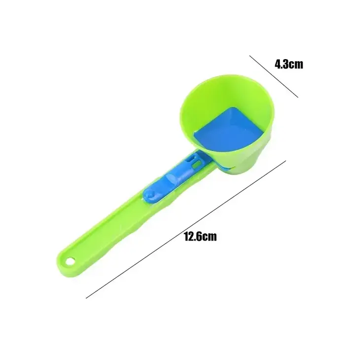 Cuillère coulissante créative pour poudre de protéines