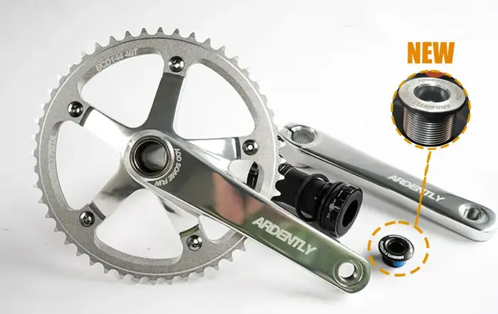 Ardently-Pédalier Intégré Creux pour Vélo