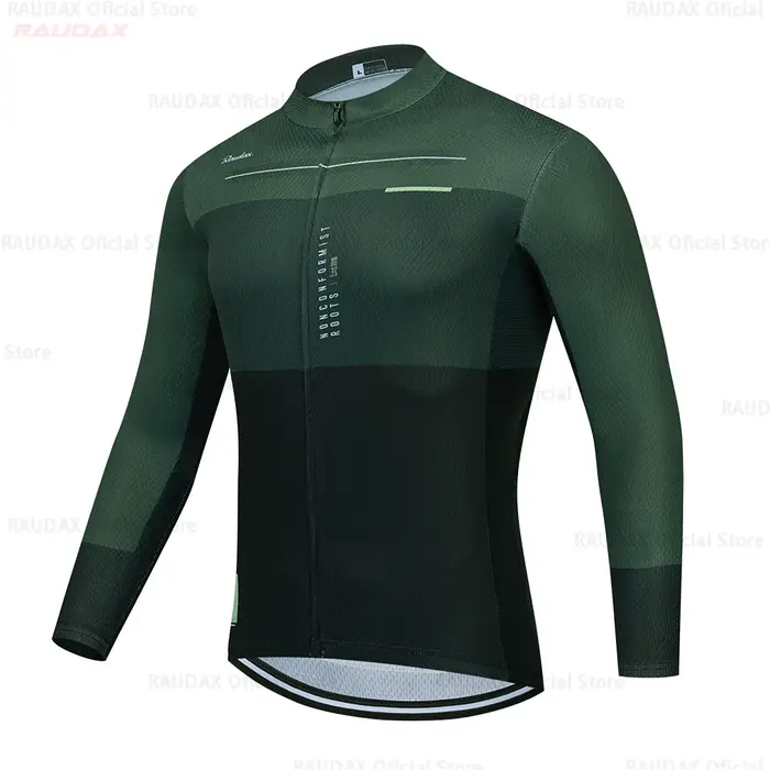 RAUDAX 2026 hommes à manches longues Maillot de cyclisme vtt vêtements