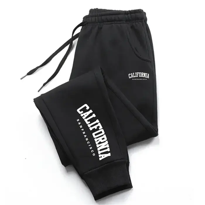Pantalons de sport de Jogging pour hommes, pantalons de survêtement quotidiens, décontractés et poly