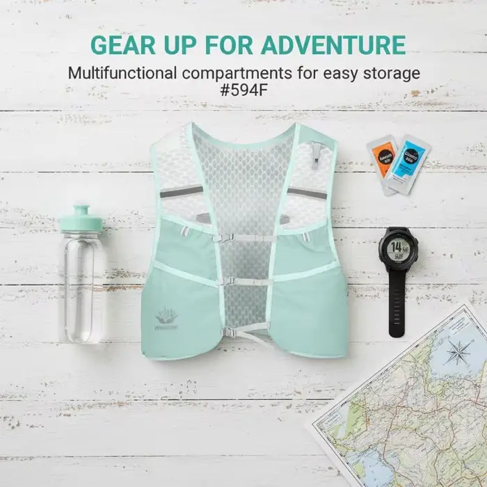 Sac à dos de course à pied ultraléger 5L respirant pour le trail