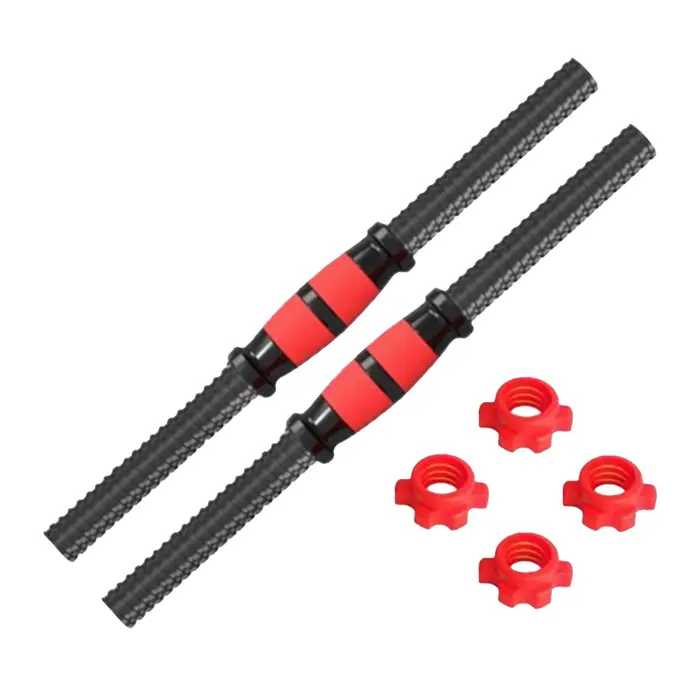 2x poignée d'haltères avec 4 colliers poignée d'haltères ensemble de poids d'haltères pour l'haltéro