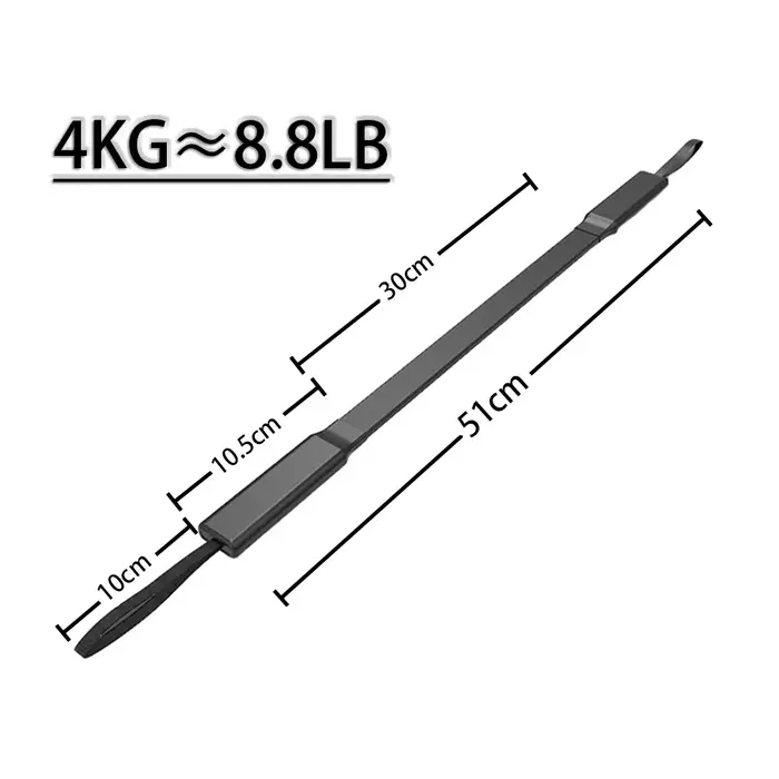 Barre de résistance Fitness Power Bar pour l'entraînement des pectoraux