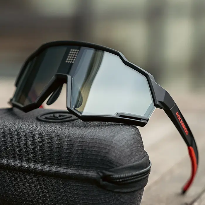 ROCKBROS Smart LCD lunettes photochromiques cyclisme lunettes polarisées UV400 électronique changeme