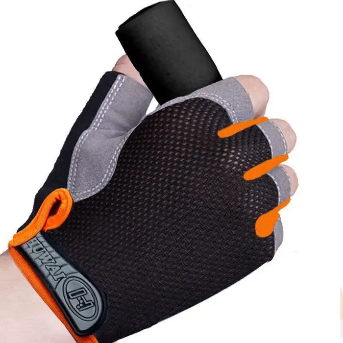 Gants de cyclisme demi-doigts pour homme et femme