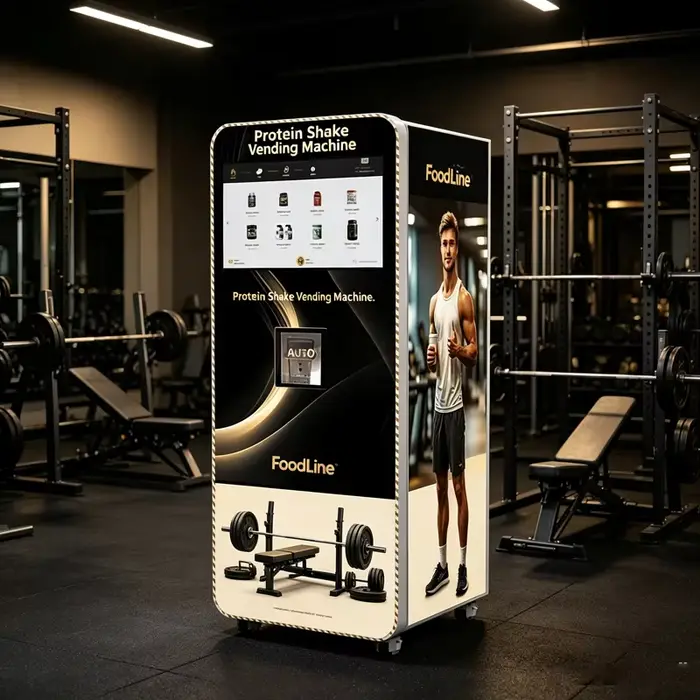 Distributeur automatique de protéines pour salle de sport, machine à shakes protéinés automatique en libre-service, distributeur de shakes protéinés, OME