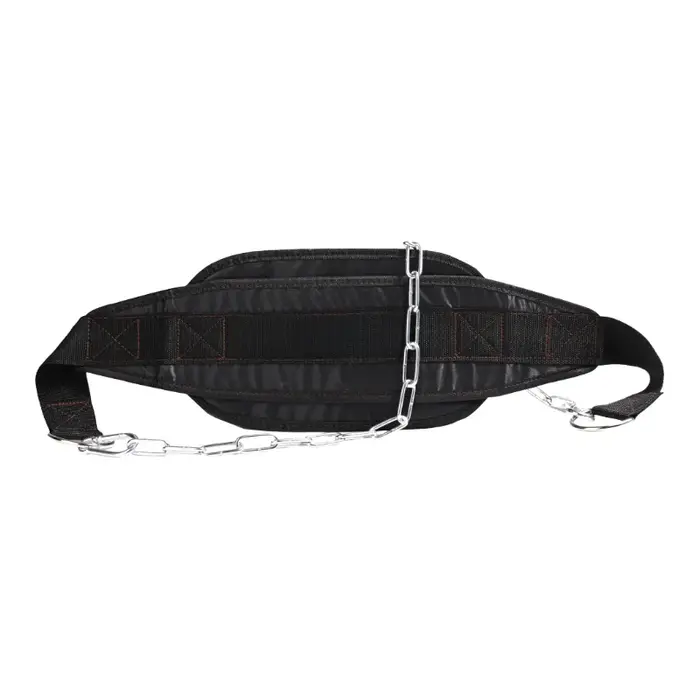 Ceinture de musculation épaissie avec chaîne pour dips