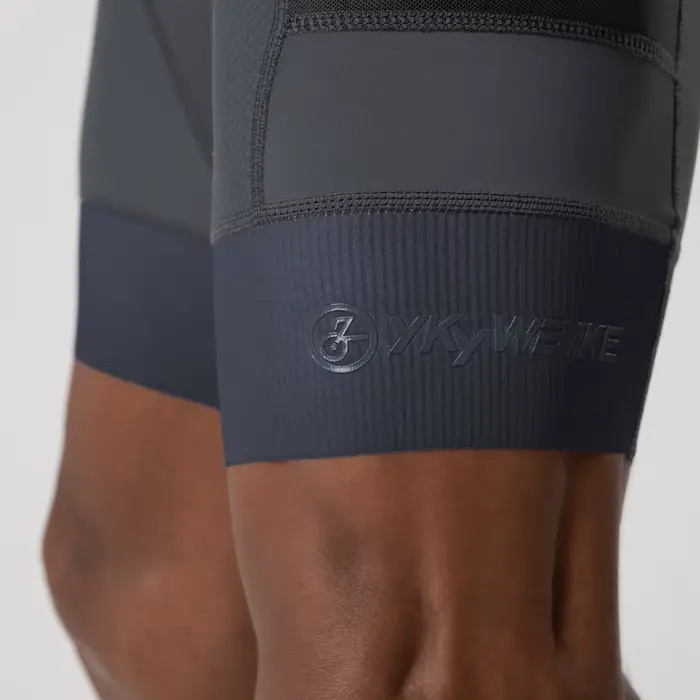 YKYWBIKE – Shorts de vélo rembourrés pour hommes, collants de sport confortables à 2 poches, coupe c