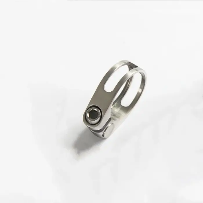 Pince de selle de vélo en titane, ultralégère, verrouillage sur tige de selle, 31.8/34.9mm